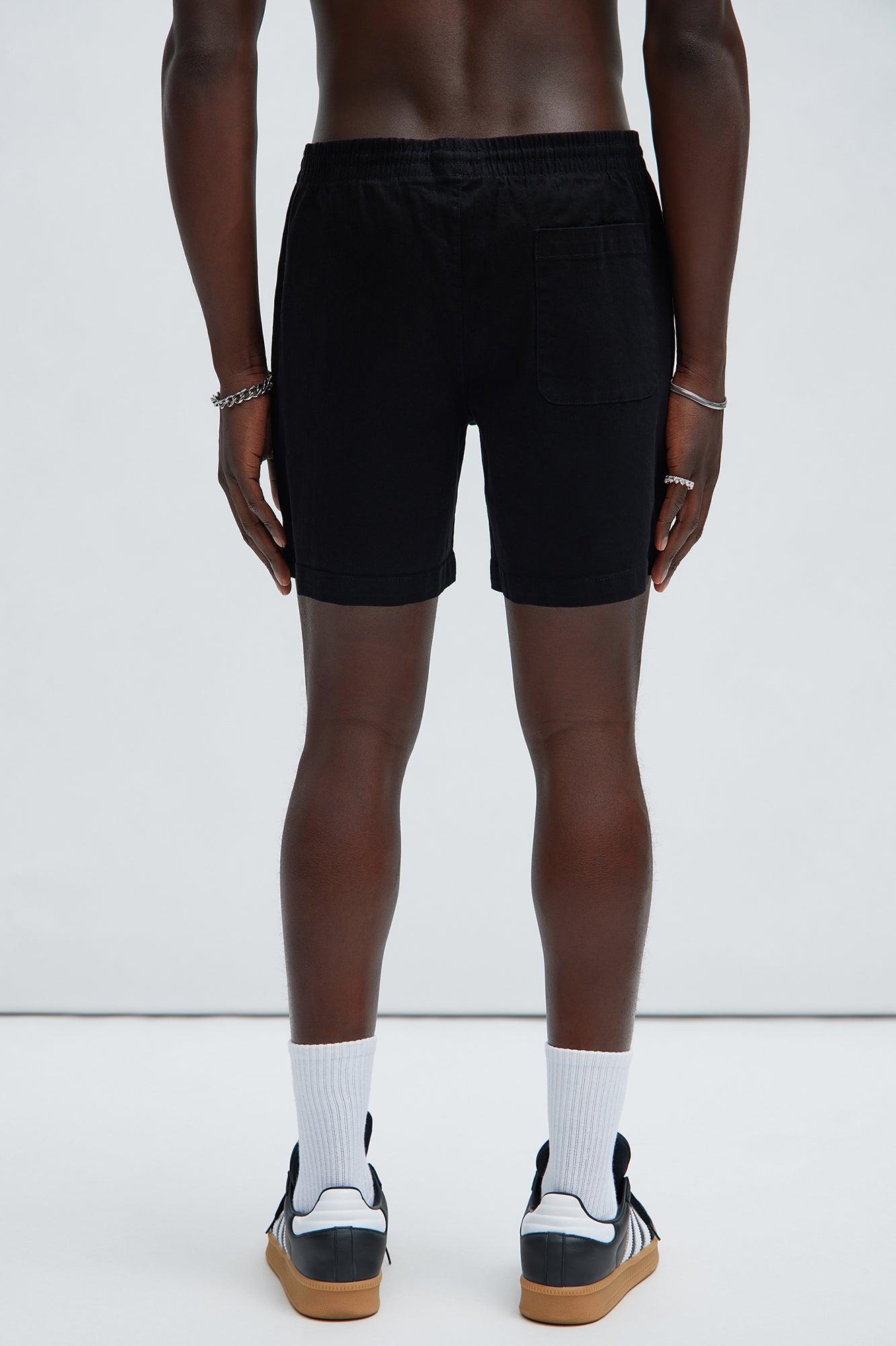 Twill Volley Shorts - Black Product Image