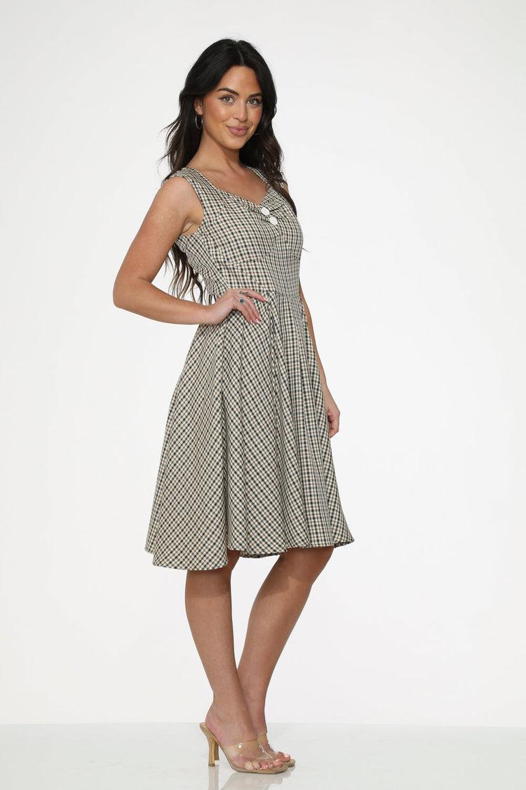 Gingham Swing Dress Product Image