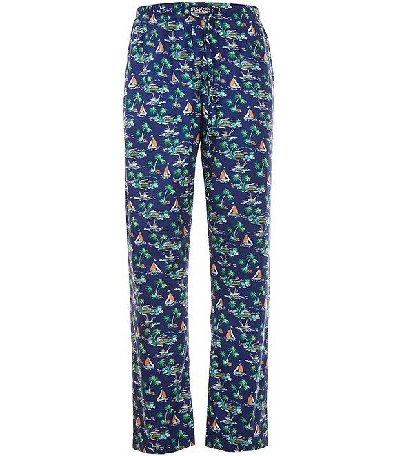 Polo Ralph Lauren Island Scenic Print Woven Pajama Pants Product Image