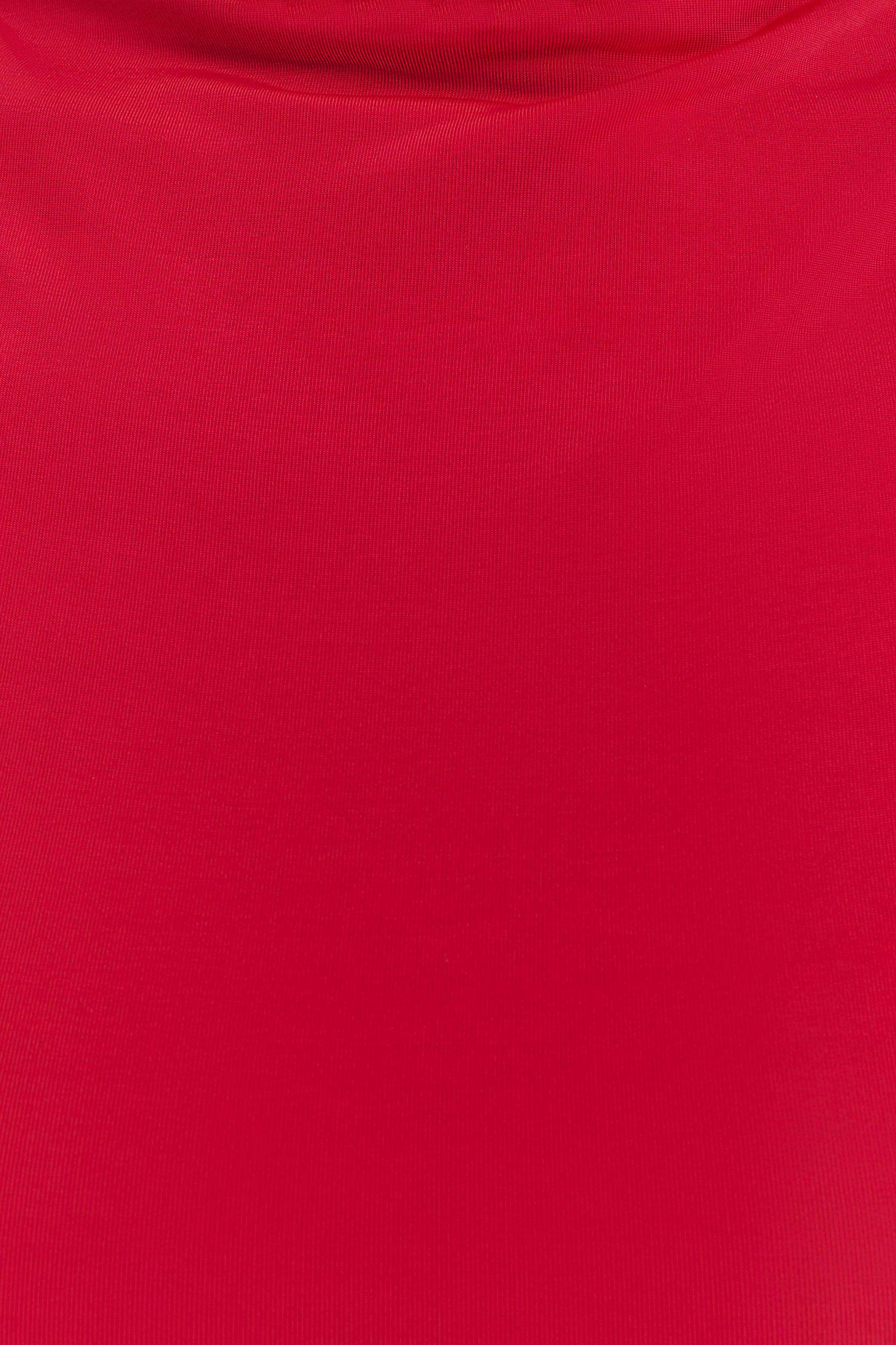 Kiyah Slinky Cut Out Maxi Dress - Red Product Image