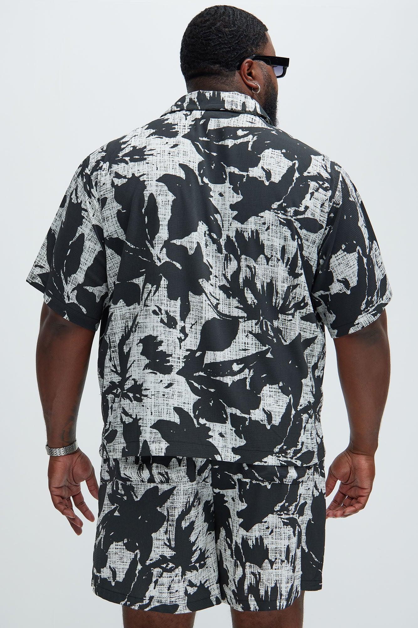 Gazette Textured Shirt - Black/combo Product Image