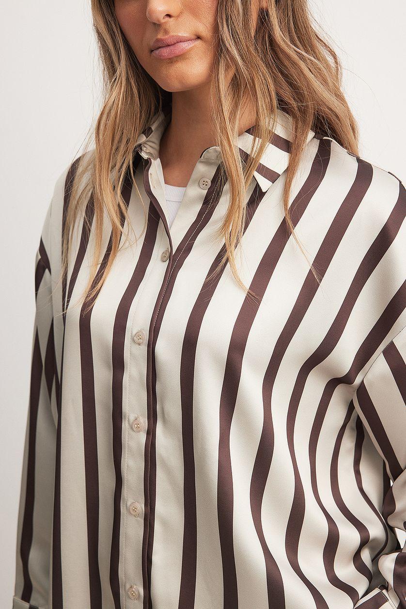 Printed Oversized Shirt Product Image