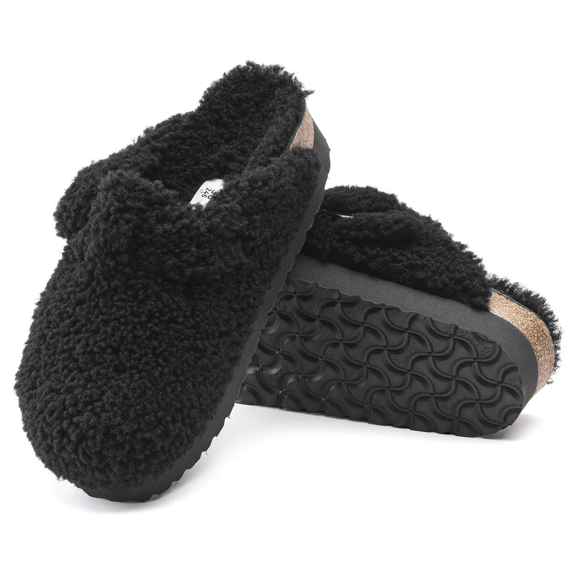 Boston Big Buckle Platform Fur Product Image