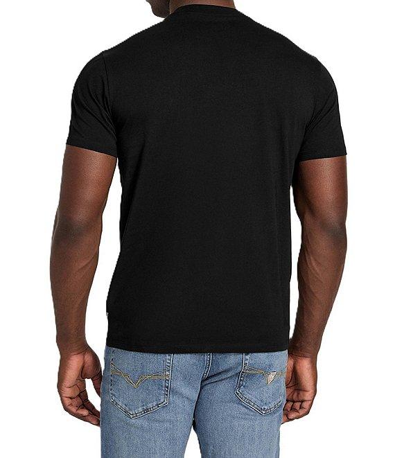 Guess Logo Embroidered Short Sleeve T-Shirt Product Image