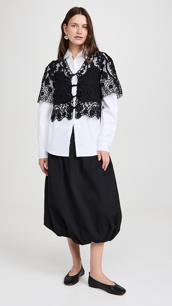 Sea Gianna Lace Tie Front Top | Shopbop Product Image