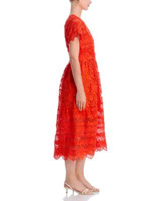 Hibiscus Lace Dress Product Image