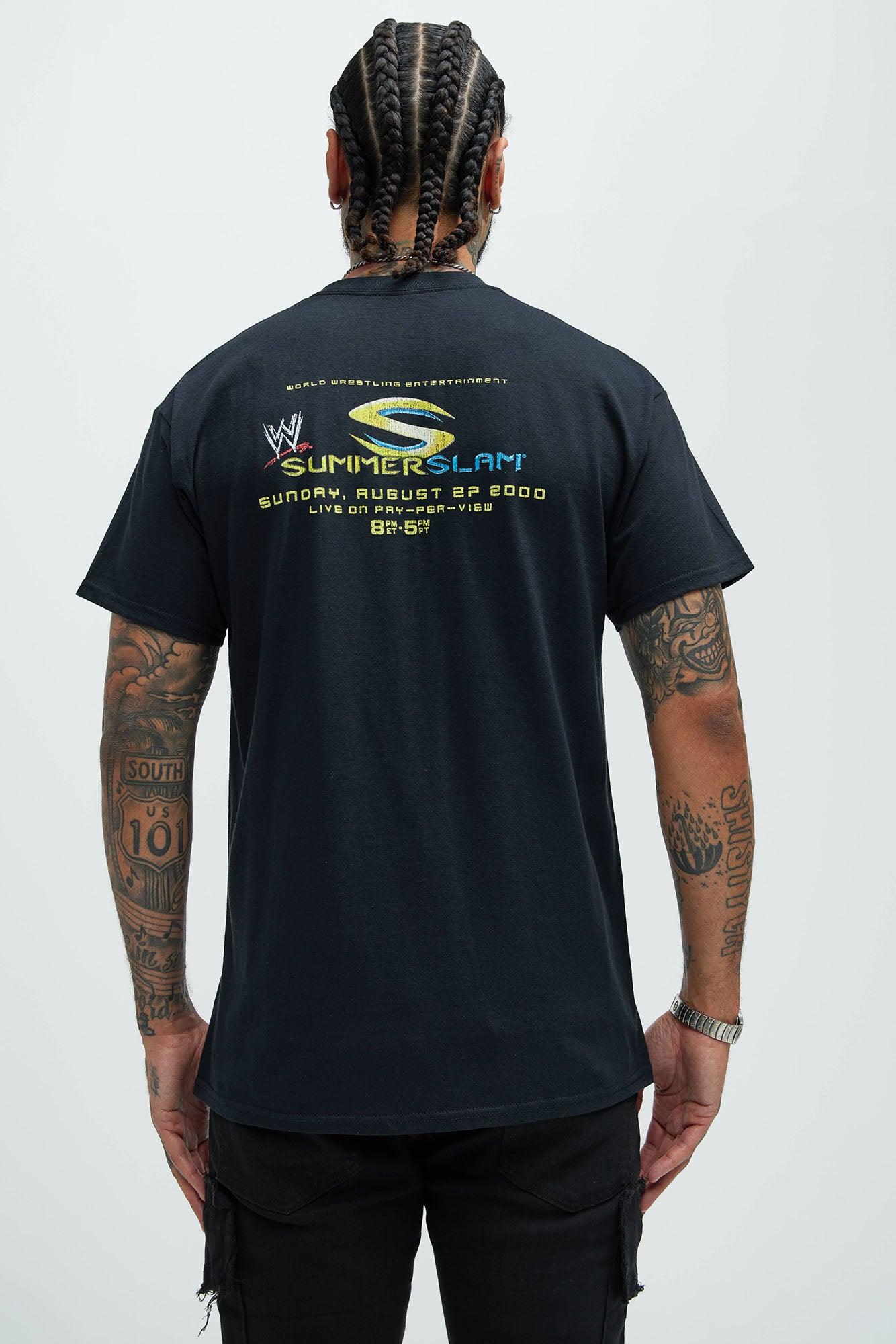 WWE Summer Slam 2000 Short Sleeve Tee - Black Product Image