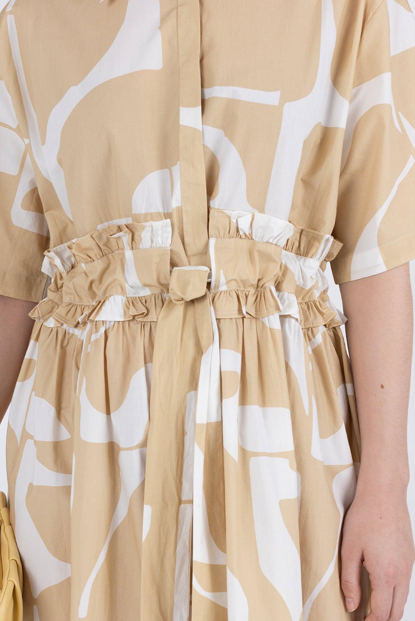 Gabrielle Dress - Wheat Sky Product Image