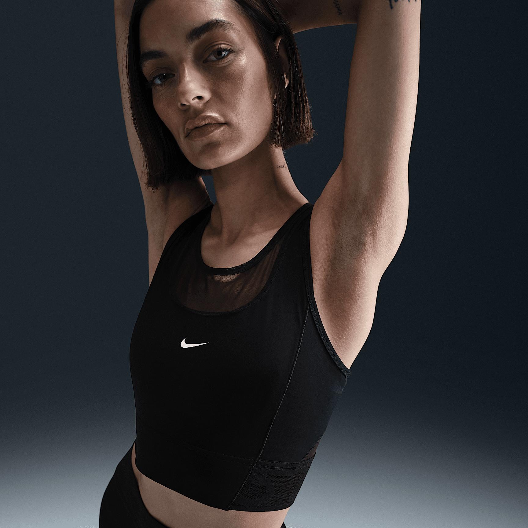 Womens Nike Pro Dri-FIT Cropped Tank Top | HJ1192-619 Product Image