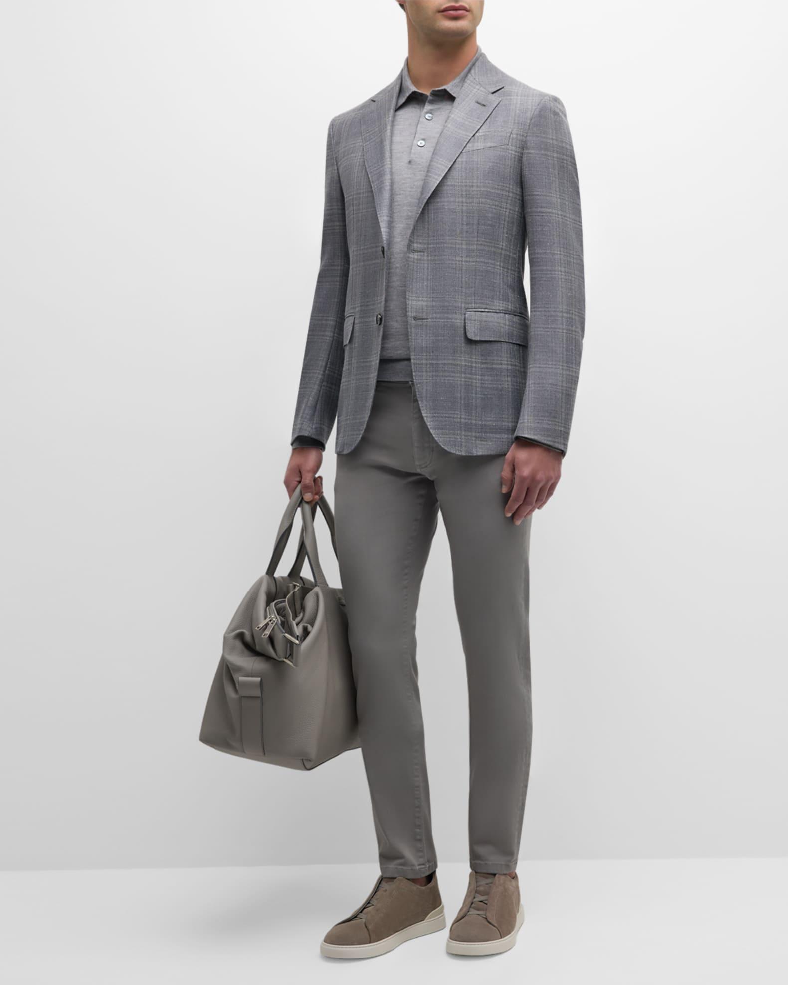 Men's Tonal Plaid Sport Coat Product Image