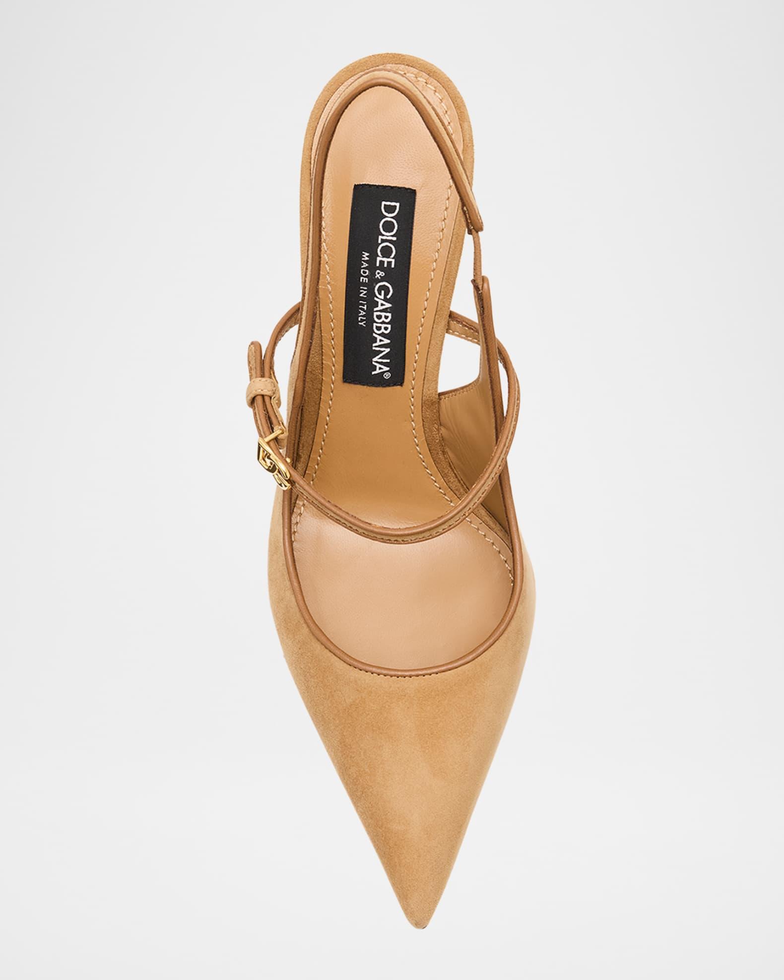 DG Suede Mary Jane Slingback Pumps Product Image