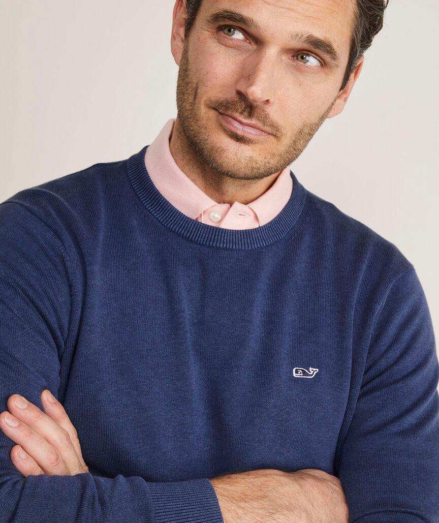 Garment-Dyed Cotton Crewneck Product Image