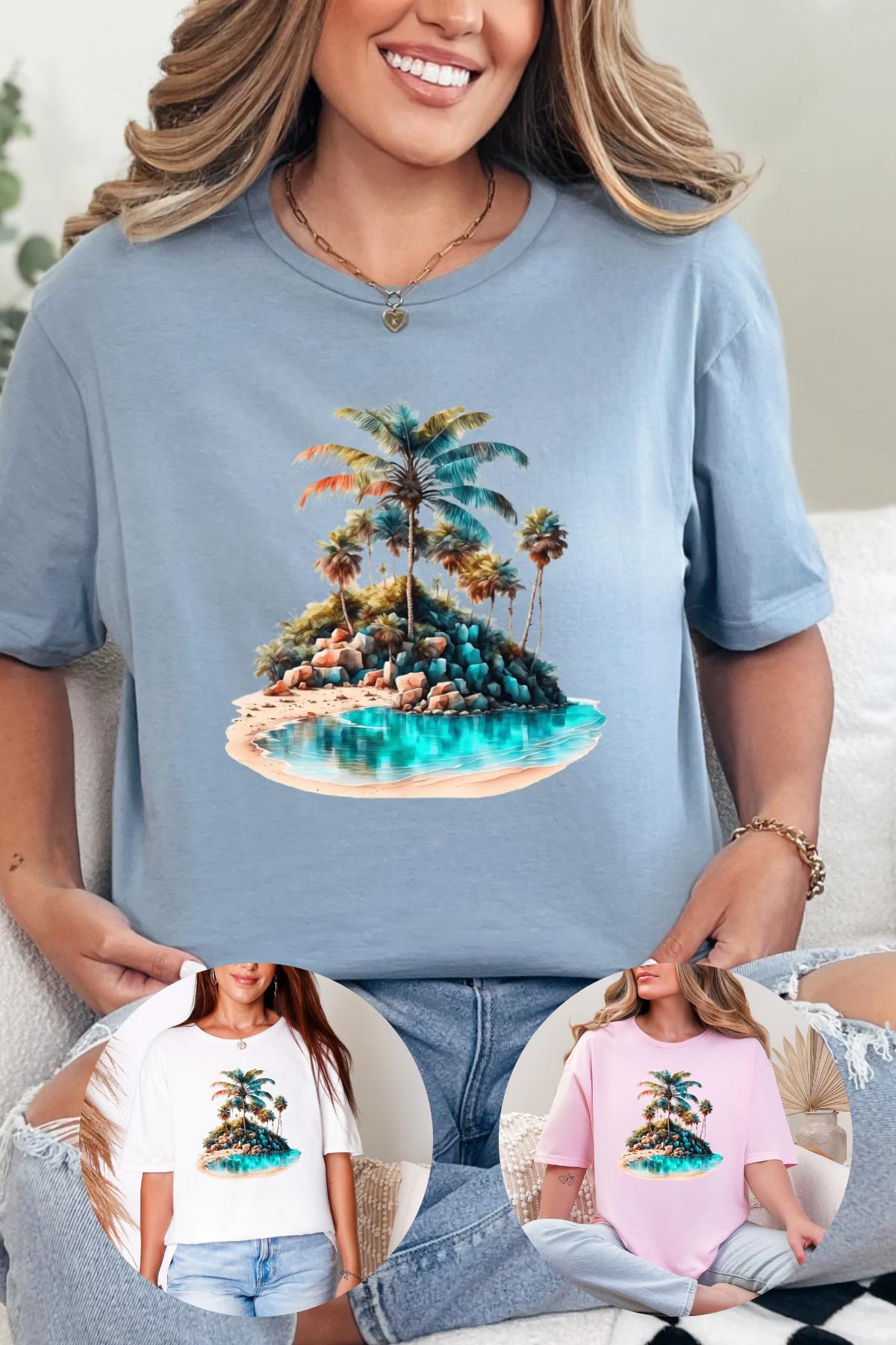 Tropical Island T-Shirt Product Image