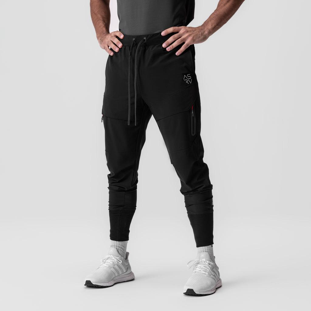 0690. Tetra-Lite® Tech High Rib Jogger - Black Male Product Image