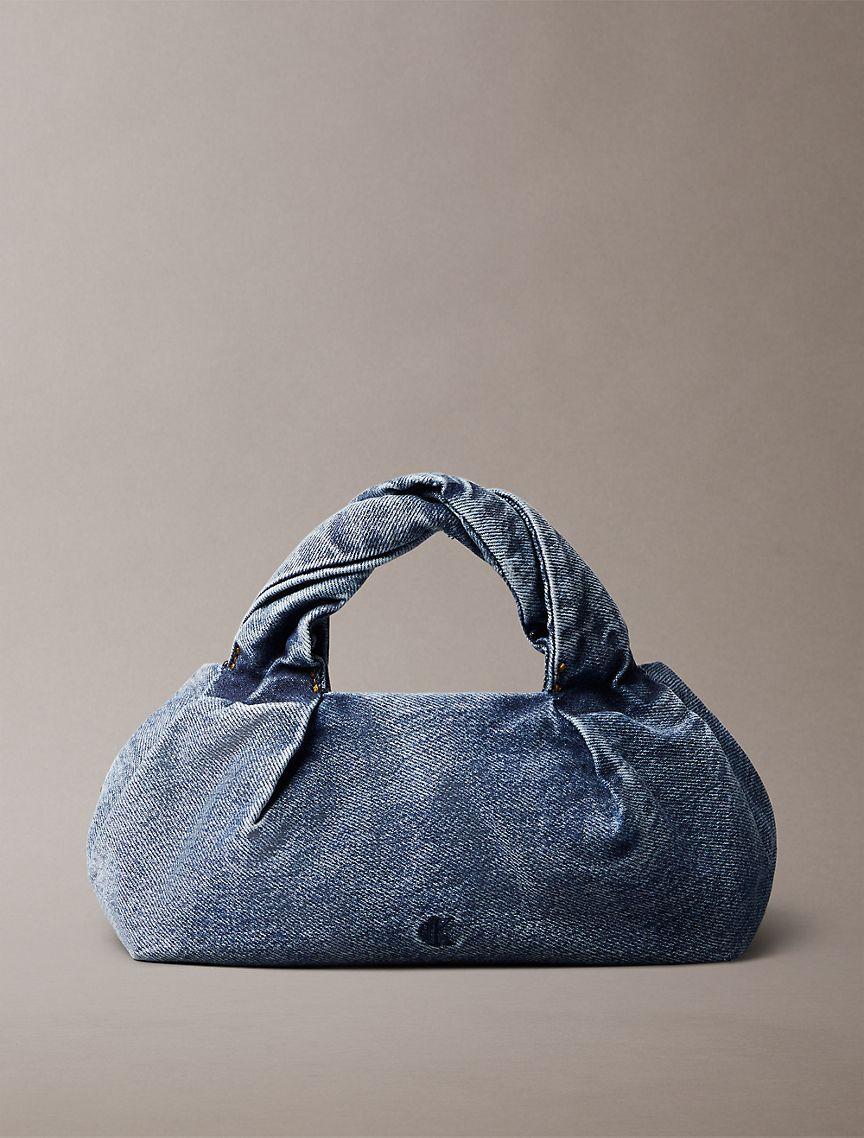 Twisted Denim Crossbody Bag Product Image