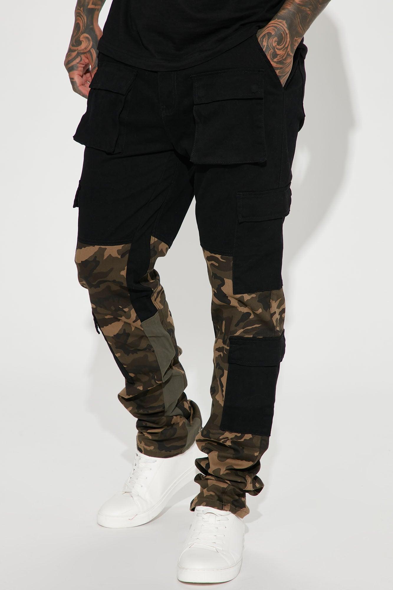 Frontline Colorblock Cargo Pants - Camouflage Product Image