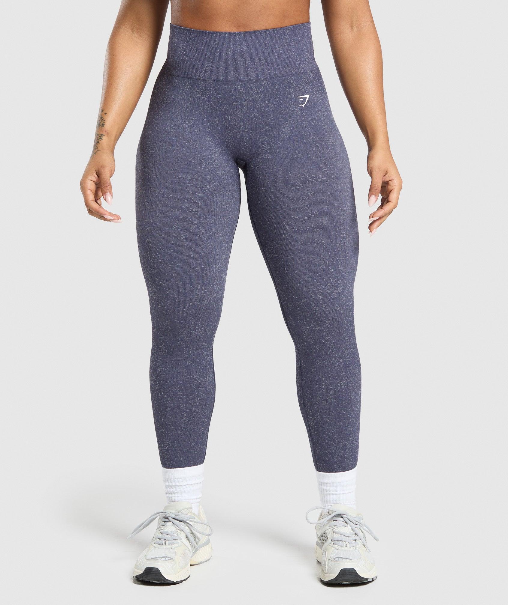 Gymshark Adapt Fleck Seamless Leggings - Weighted Purple/Metal Purple Female Product Image