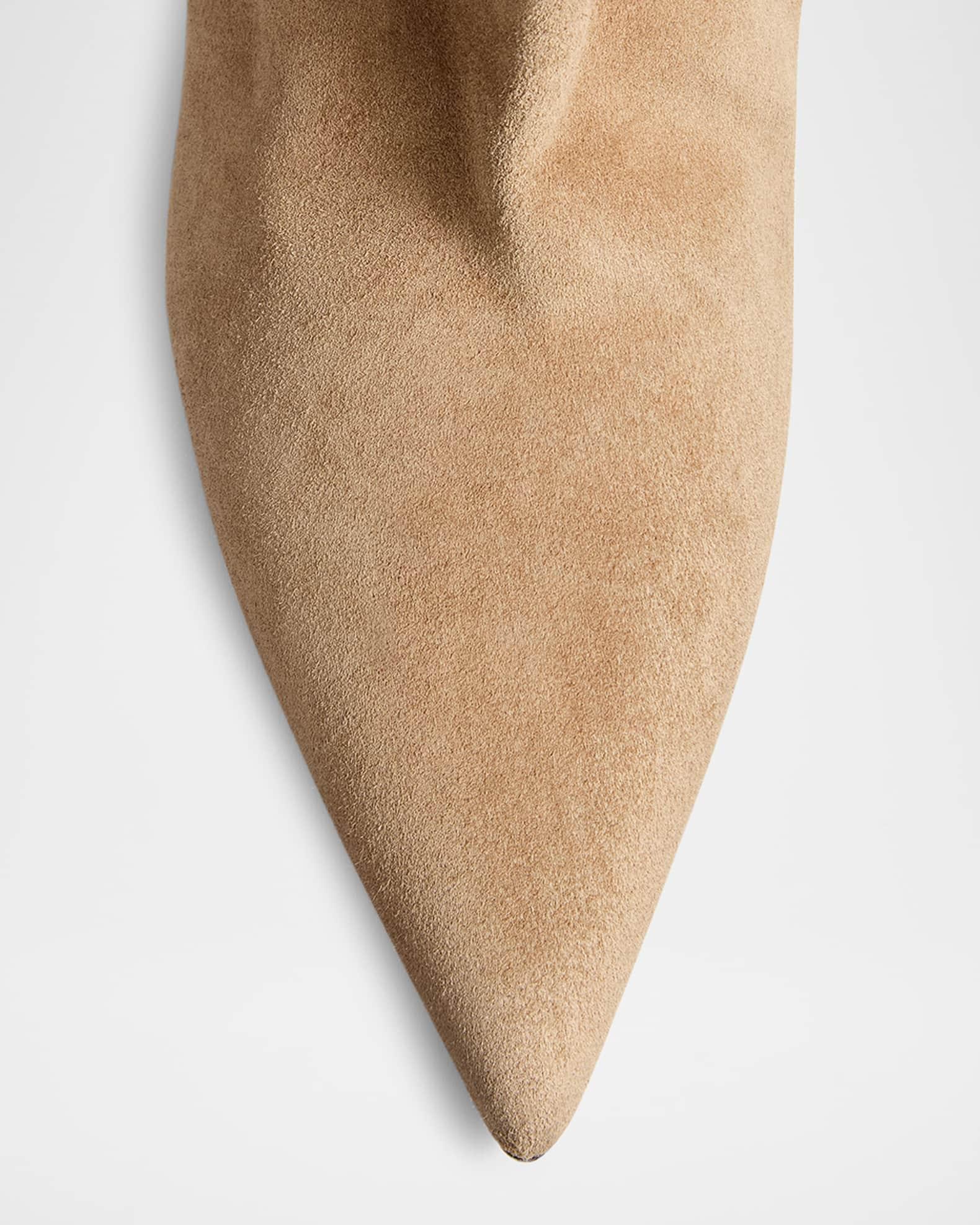 Andee Slouchy Knee-High Suede Boots Product Image