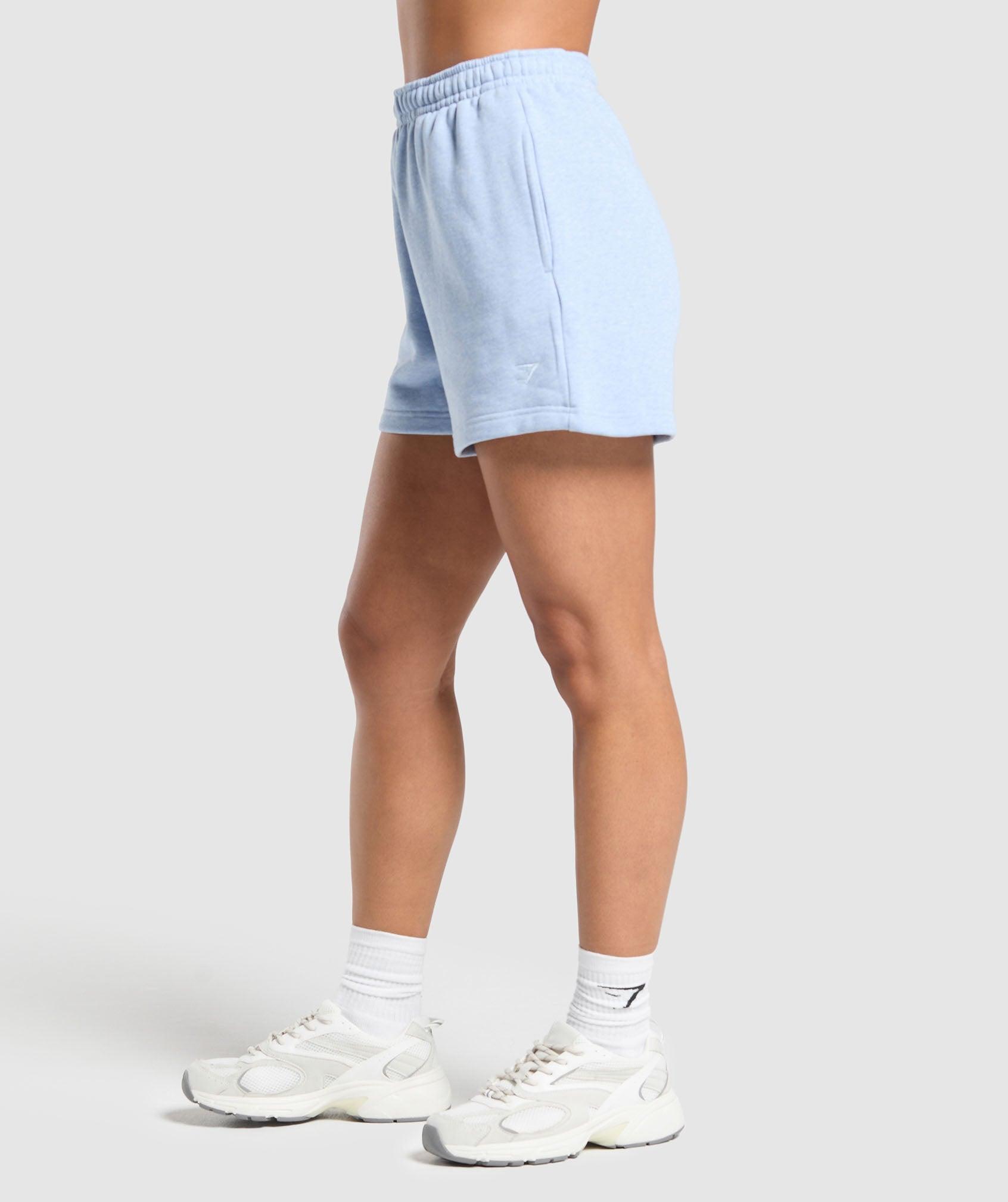 Gymshark Rest Day Sweats 2.0 Shorts - Blue Marl Female Product Image