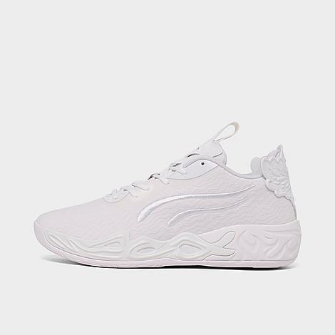 PUMA Mens Lamelo Ball PUMA MB.04 Low Ice - Mens Basketball Shoes White/White/Multi Product Image