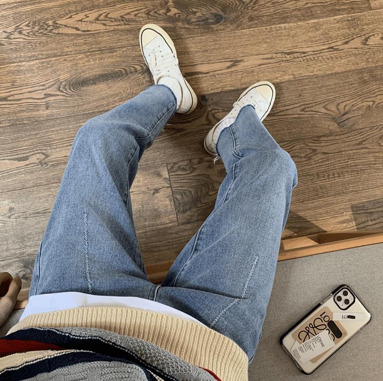 No. 3547 WASHED SLIM JEANS Product Image