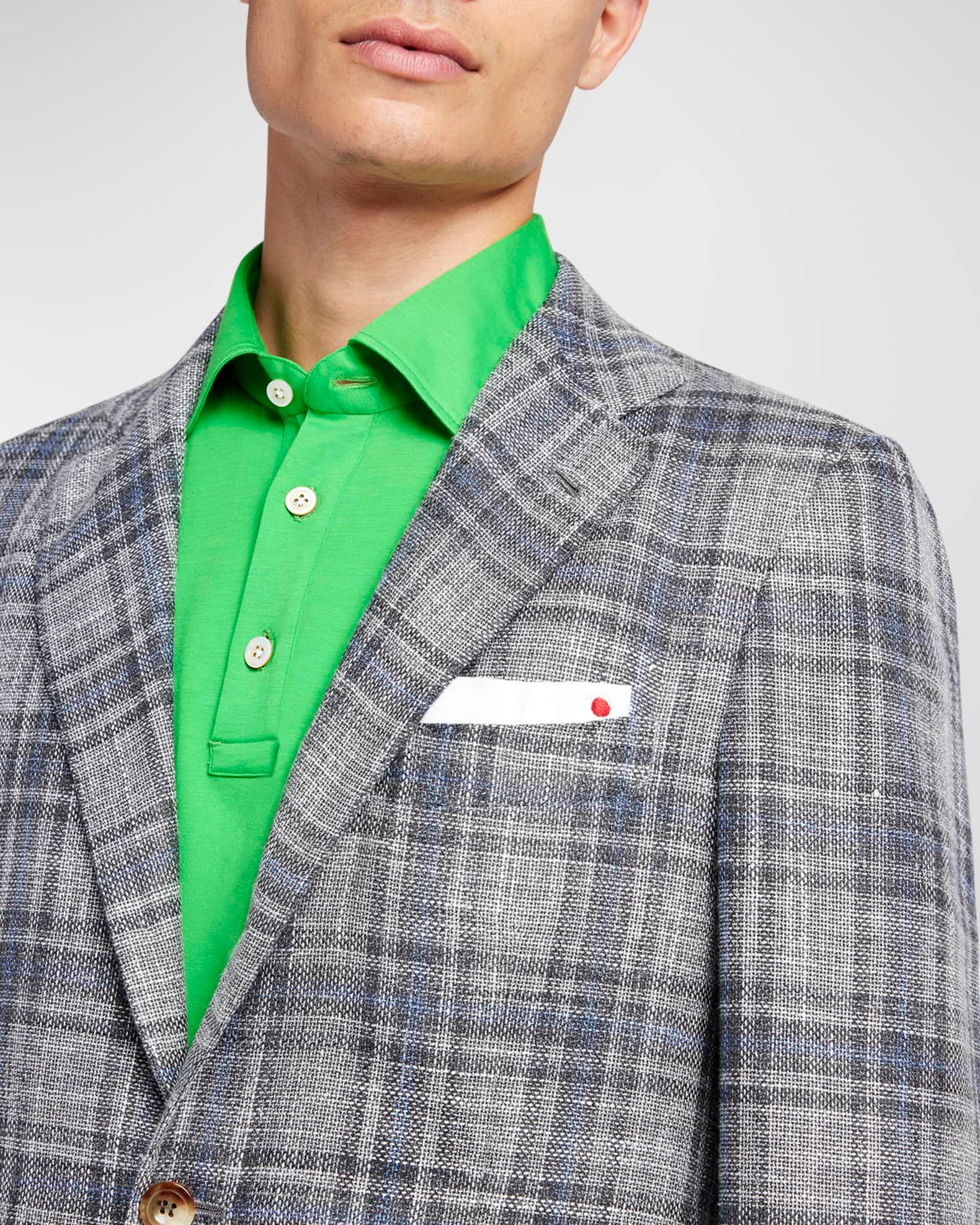Men's Cashmere-Wool Plaid Sport Coat Product Image