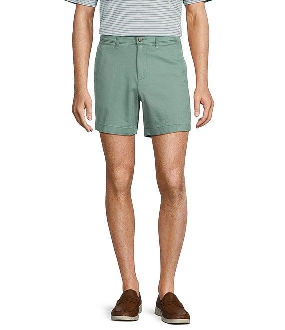 Roundtree & Yorke The Cloud Short 5#double; Straight Fit Flat Front Stretch Washed Chino Shorts Product Image