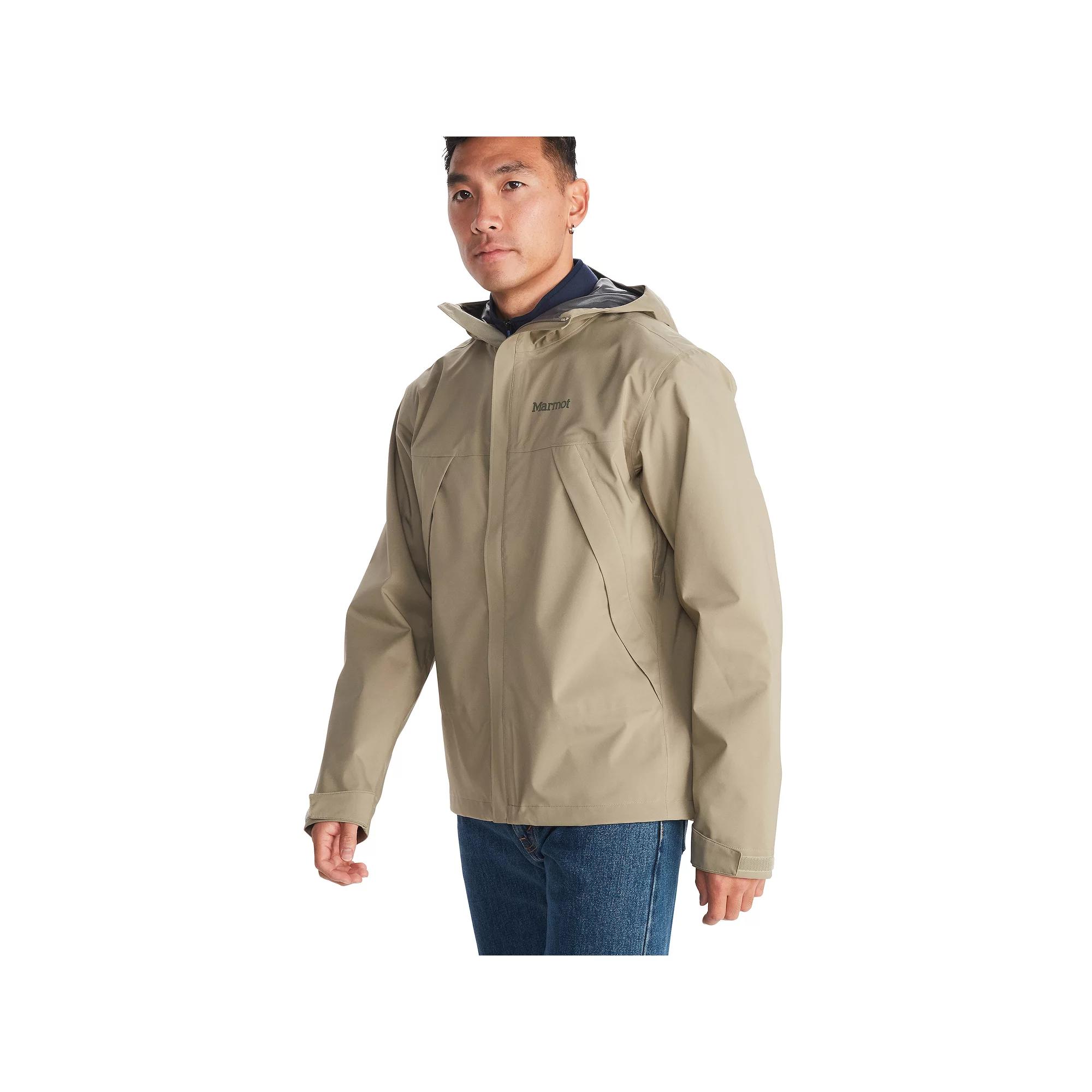 Men's Marmot PreCip Eco Pro Hooded Rain Jacket, Size: Small, Black Product Image