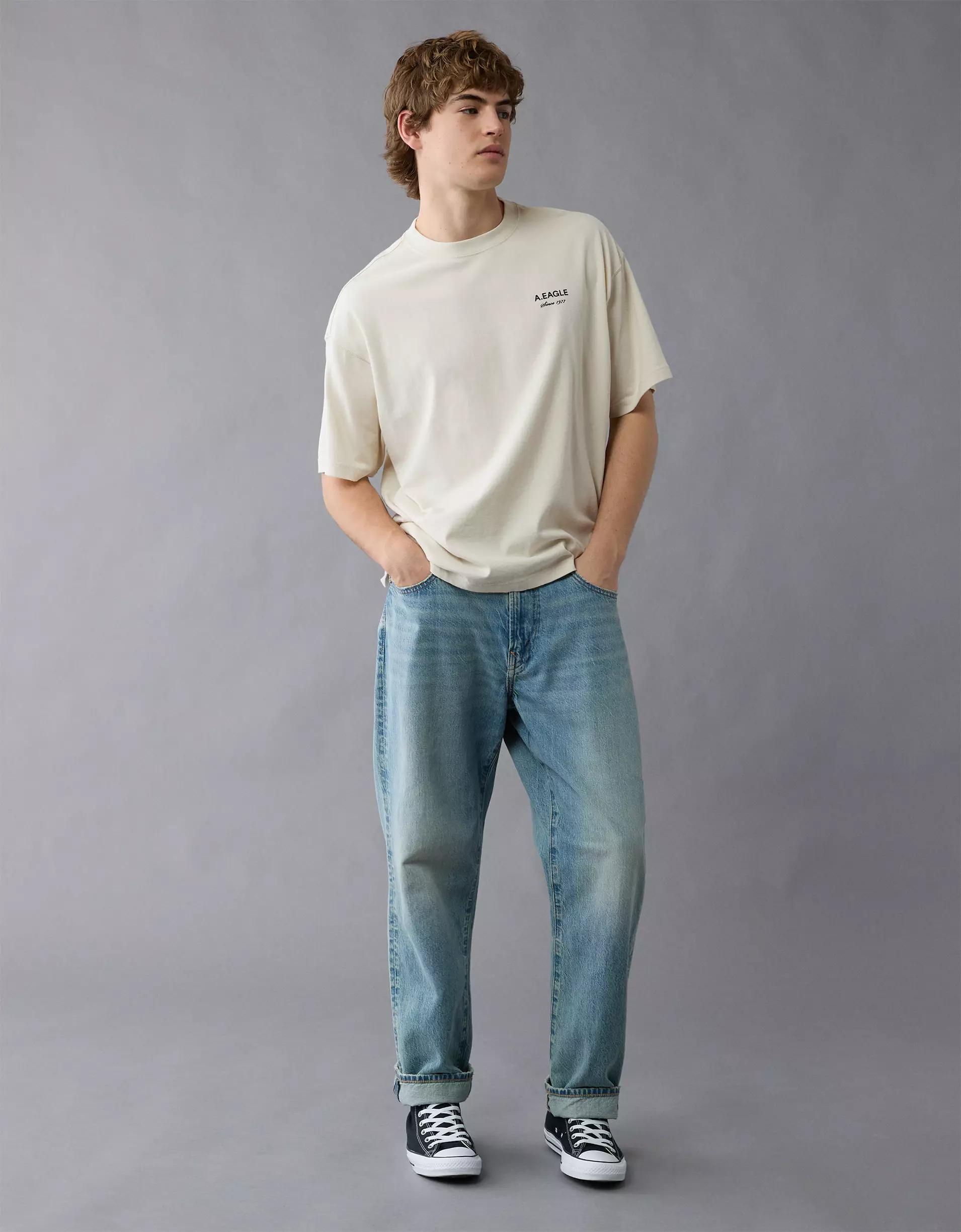 AE Boxy Logo Graphic T-Shirt Product Image