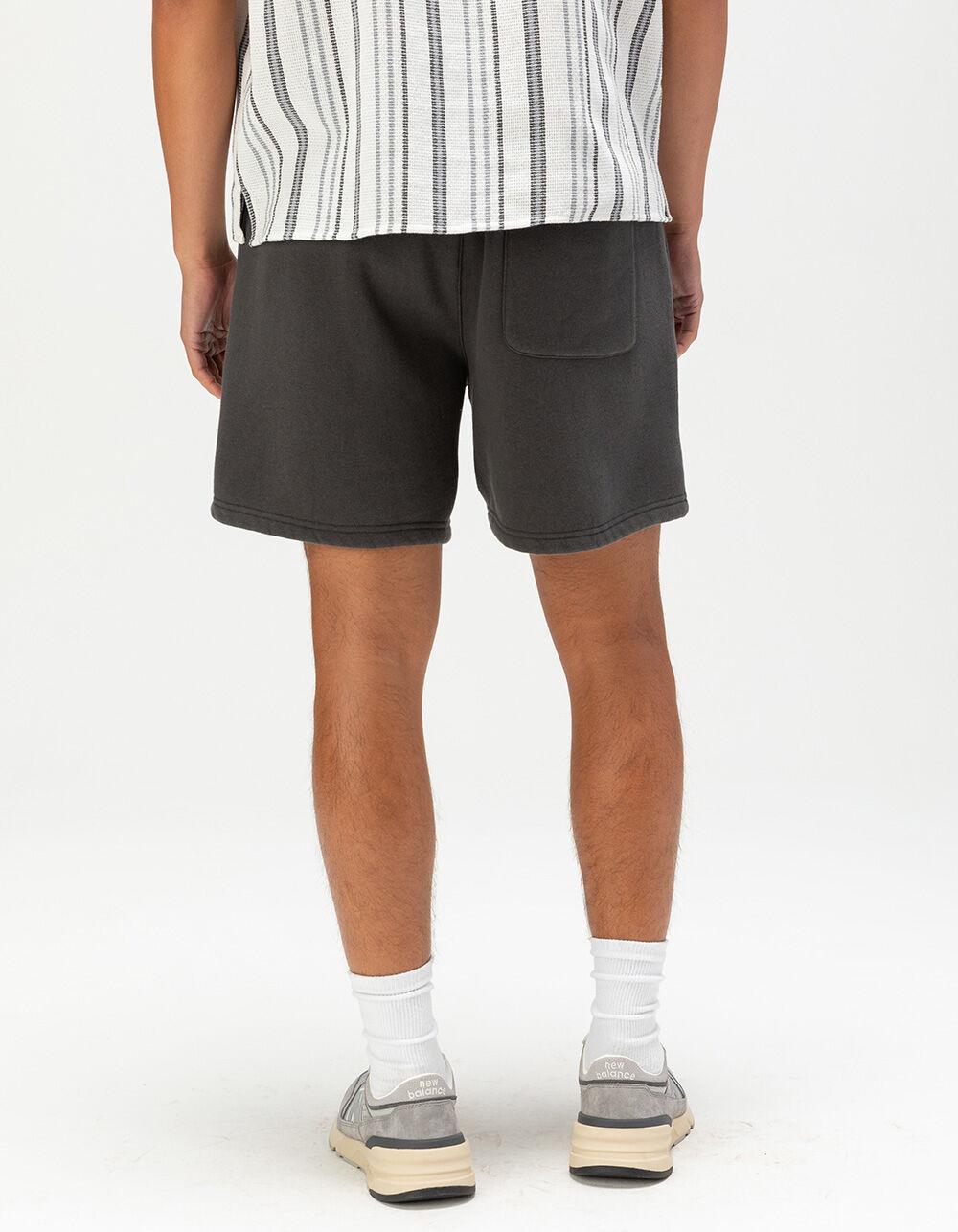 RSQ Mens Loose Sweat Shorts - WASHED BLACK Product Image