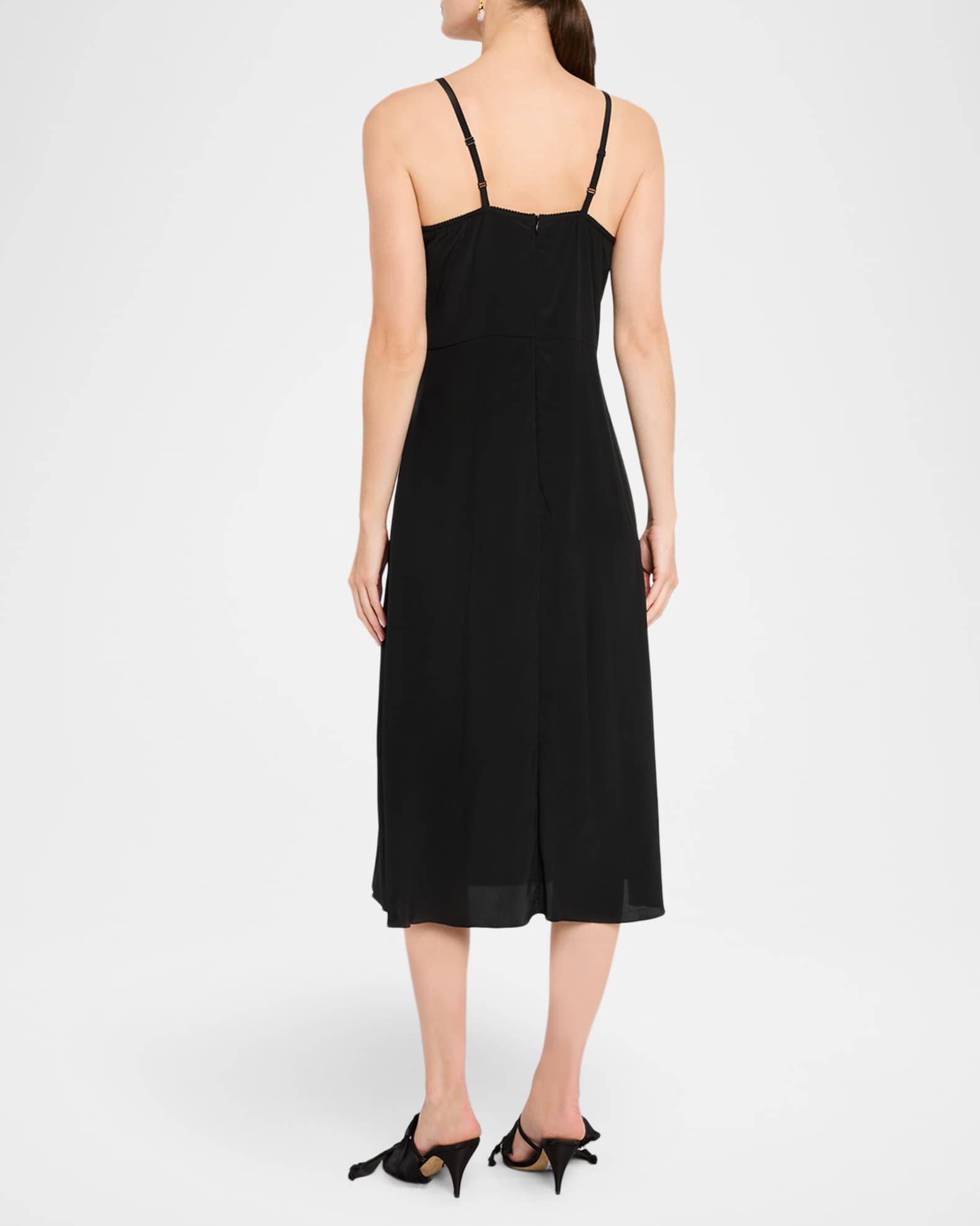 Ruffle Bust Midi Dress Product Image