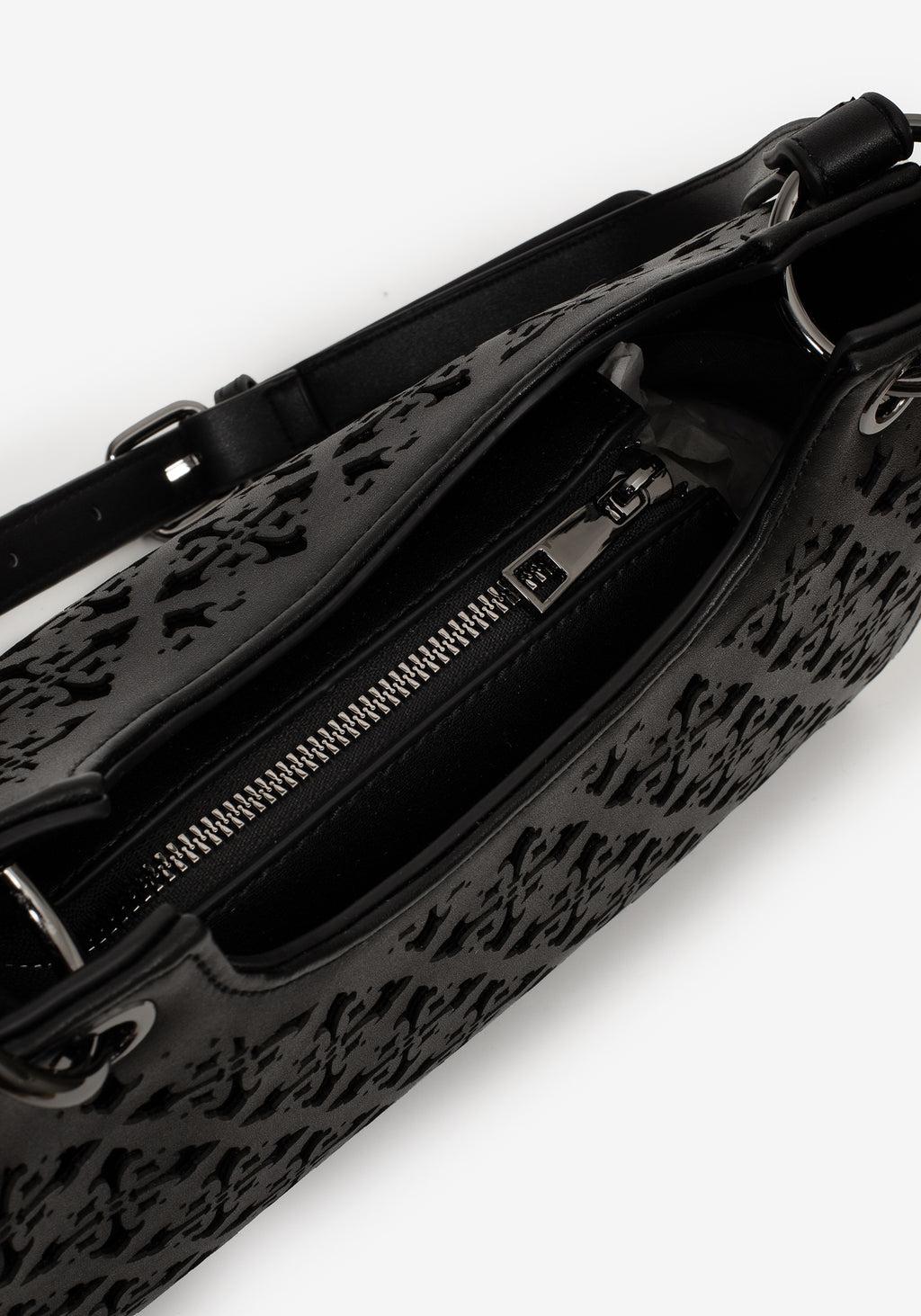 Crux Cut Out Faux Leather Shoulder Bag Product Image