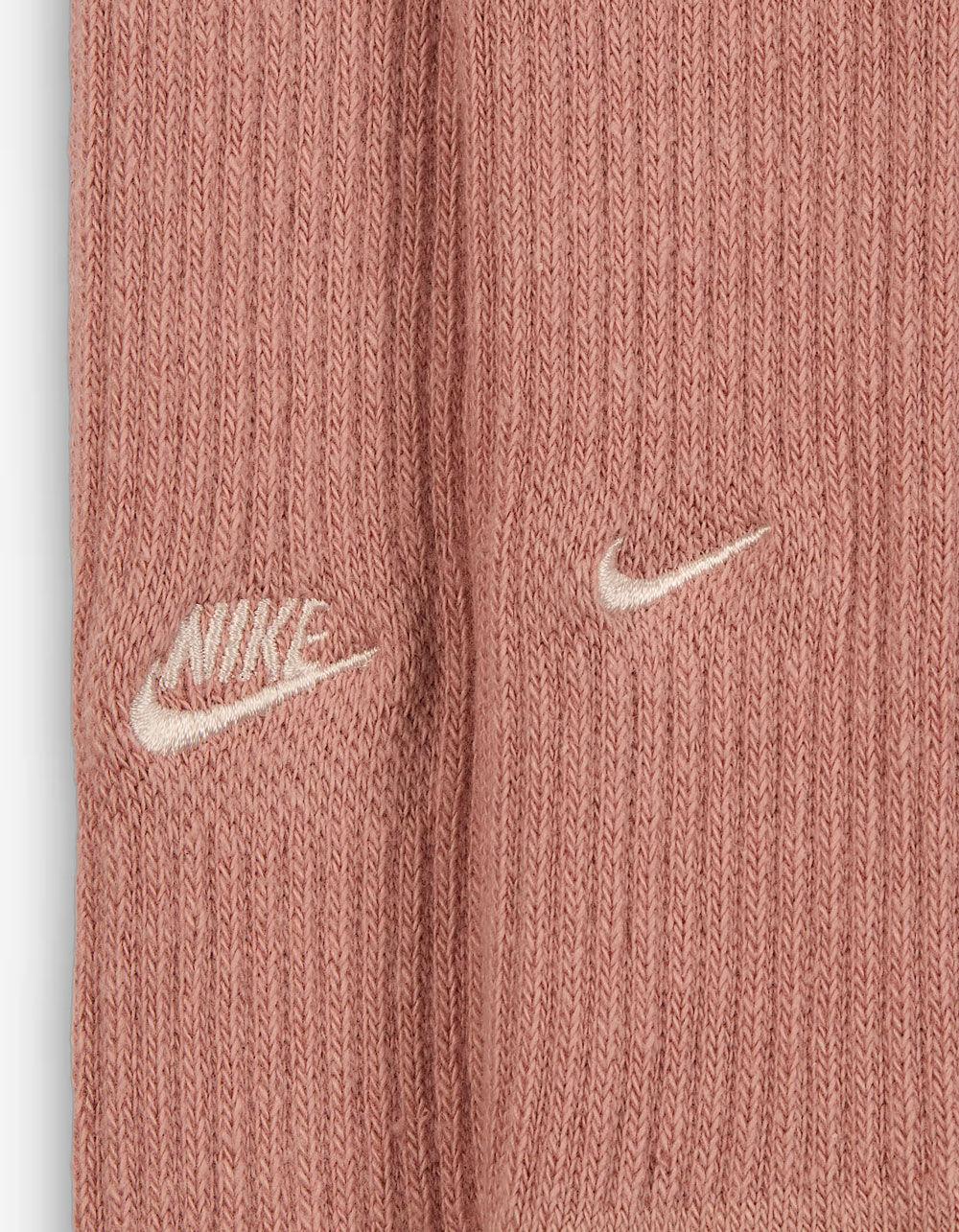 NIKE Everyday 2 Pack Cushioned Crew Socks - MAUVE Product Image