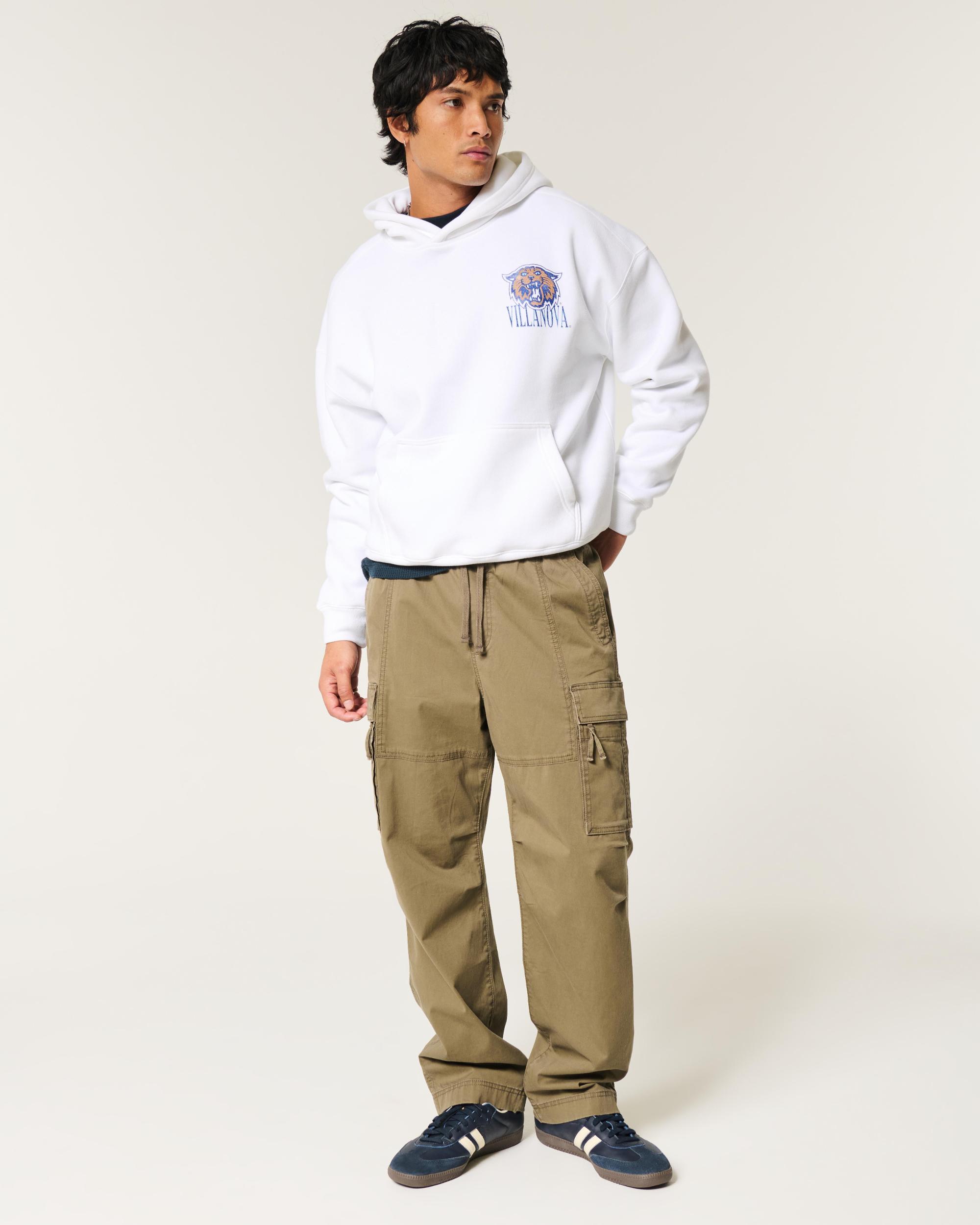 Boxy UConn Graphic Hoodie Product Image