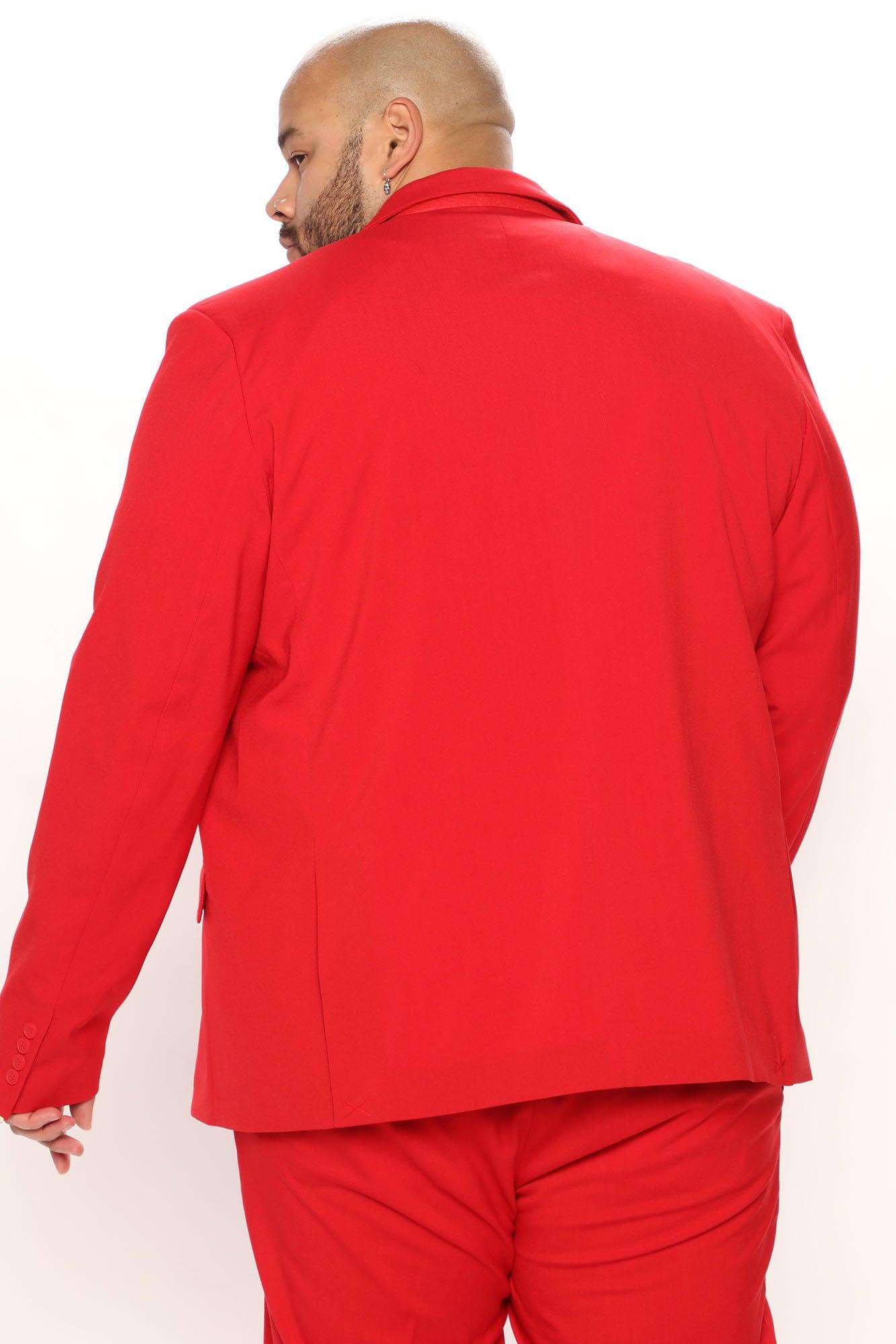 The Modern Stretch Suit Jacket - Red Product Image