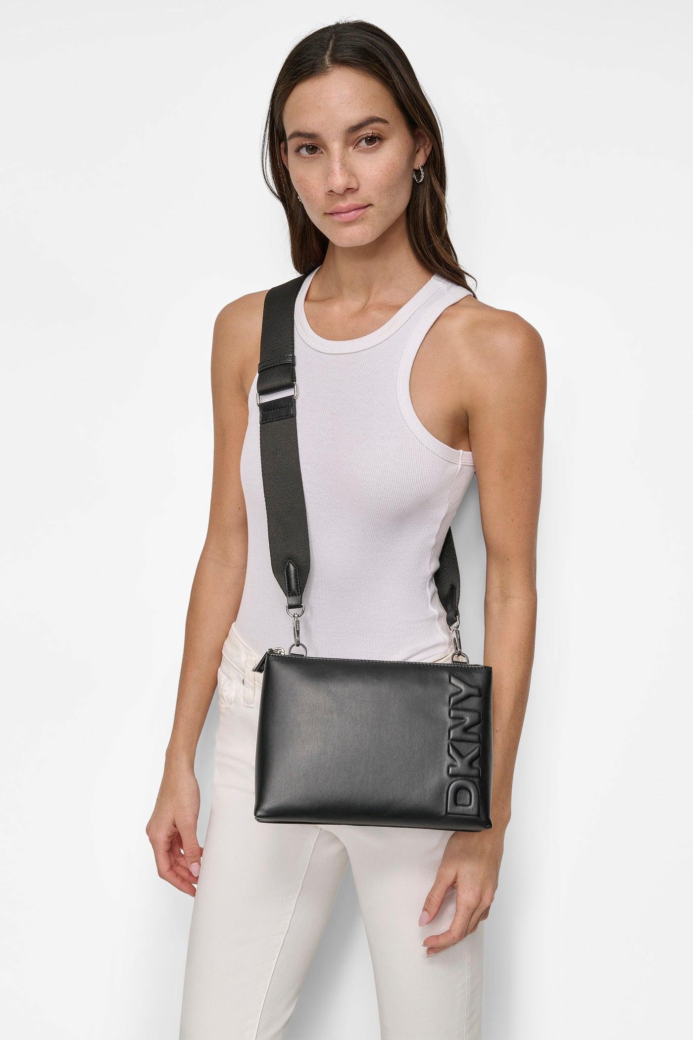 TINSLEY LOGO EMBOSSED CROSSBODY BAG Product Image