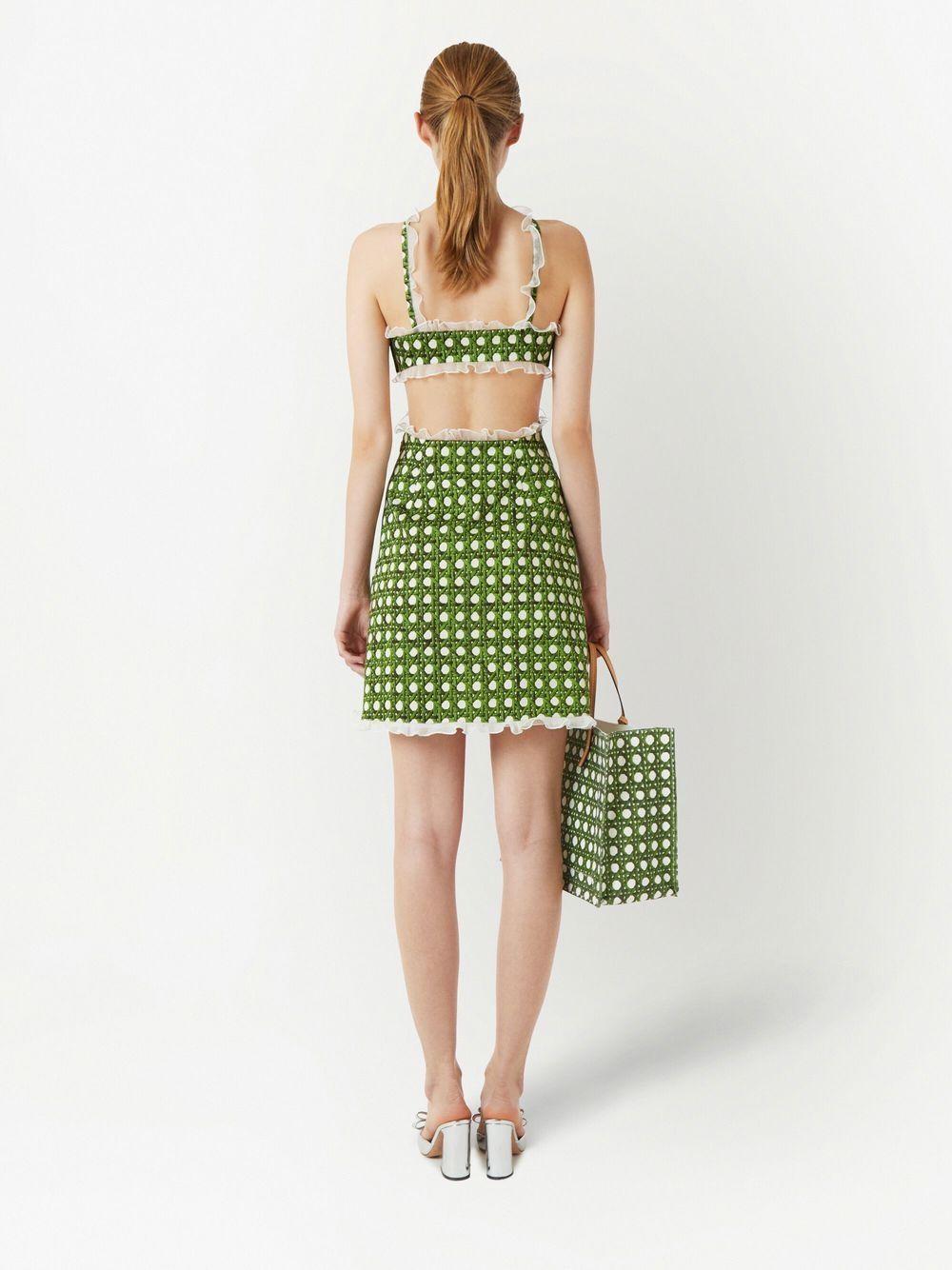 polka-dot bow-detail dress Product Image