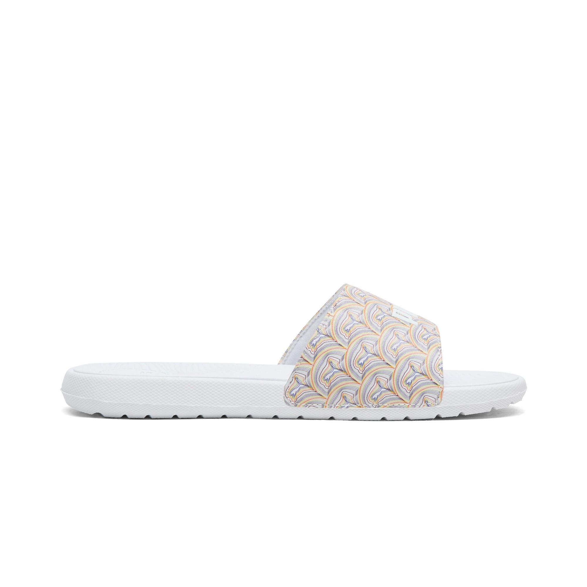 PUMA Cool Cat 2.0 Pride Women's Slides in White Product Image