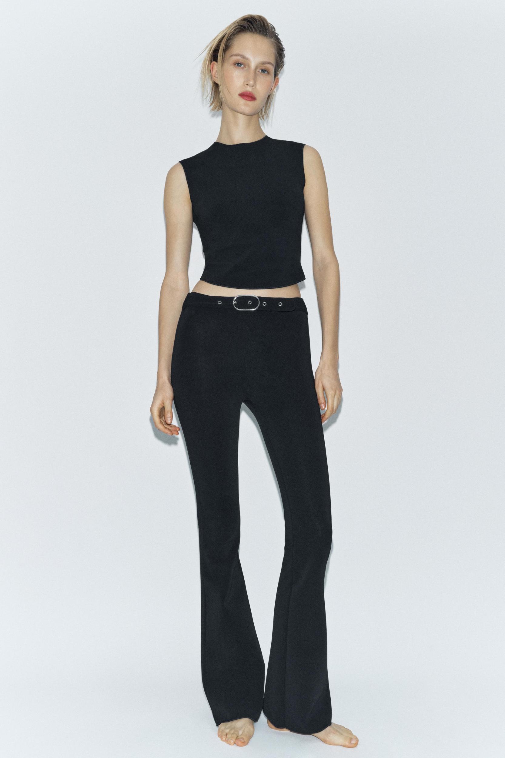 CONTOURING STRETCH FLARE PANTS Product Image