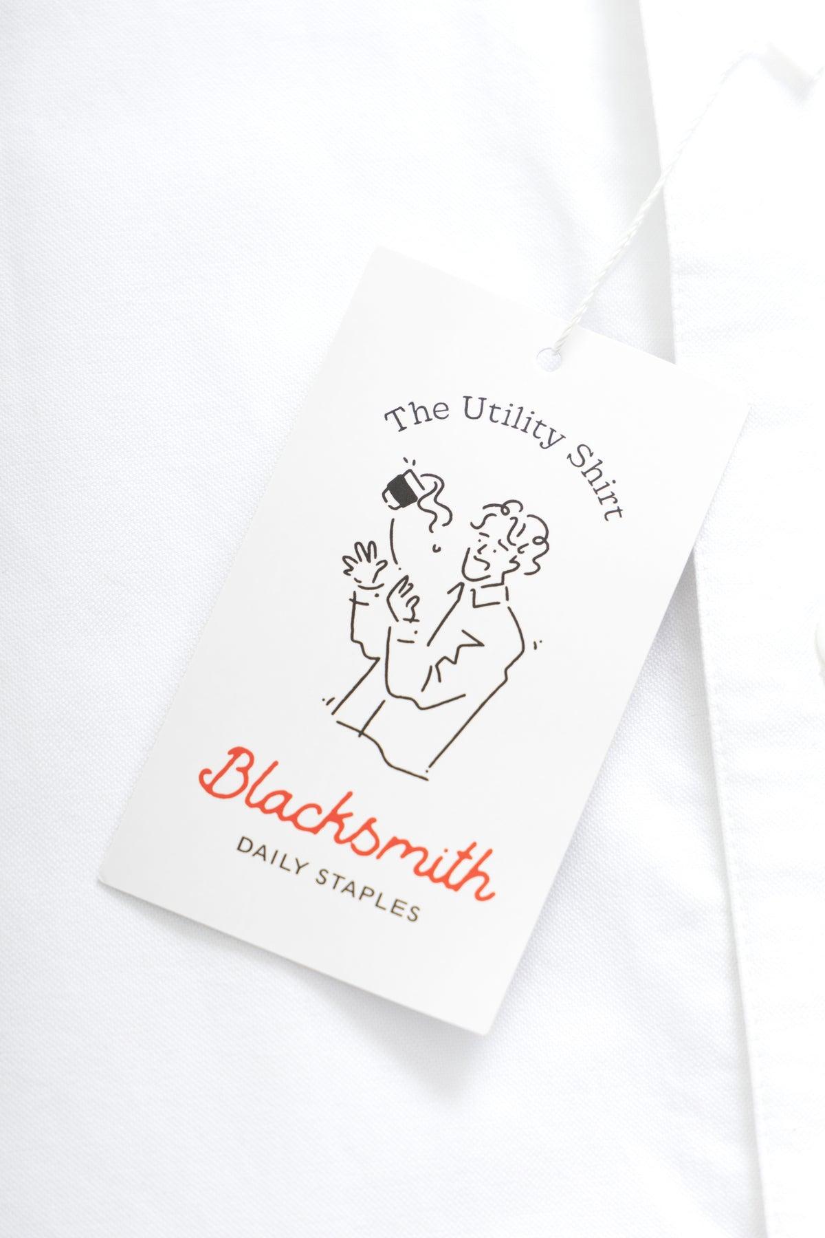 Blacksmith - 'Boxford' Utility Shirt - White Product Image