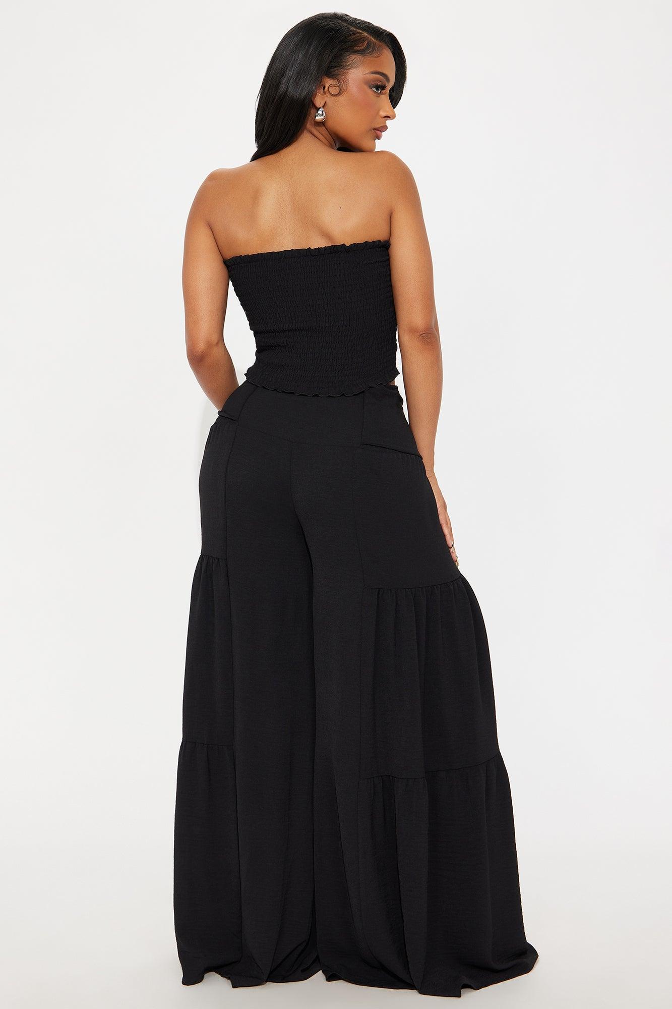 Live In Paradise Pant Set - Black Product Image