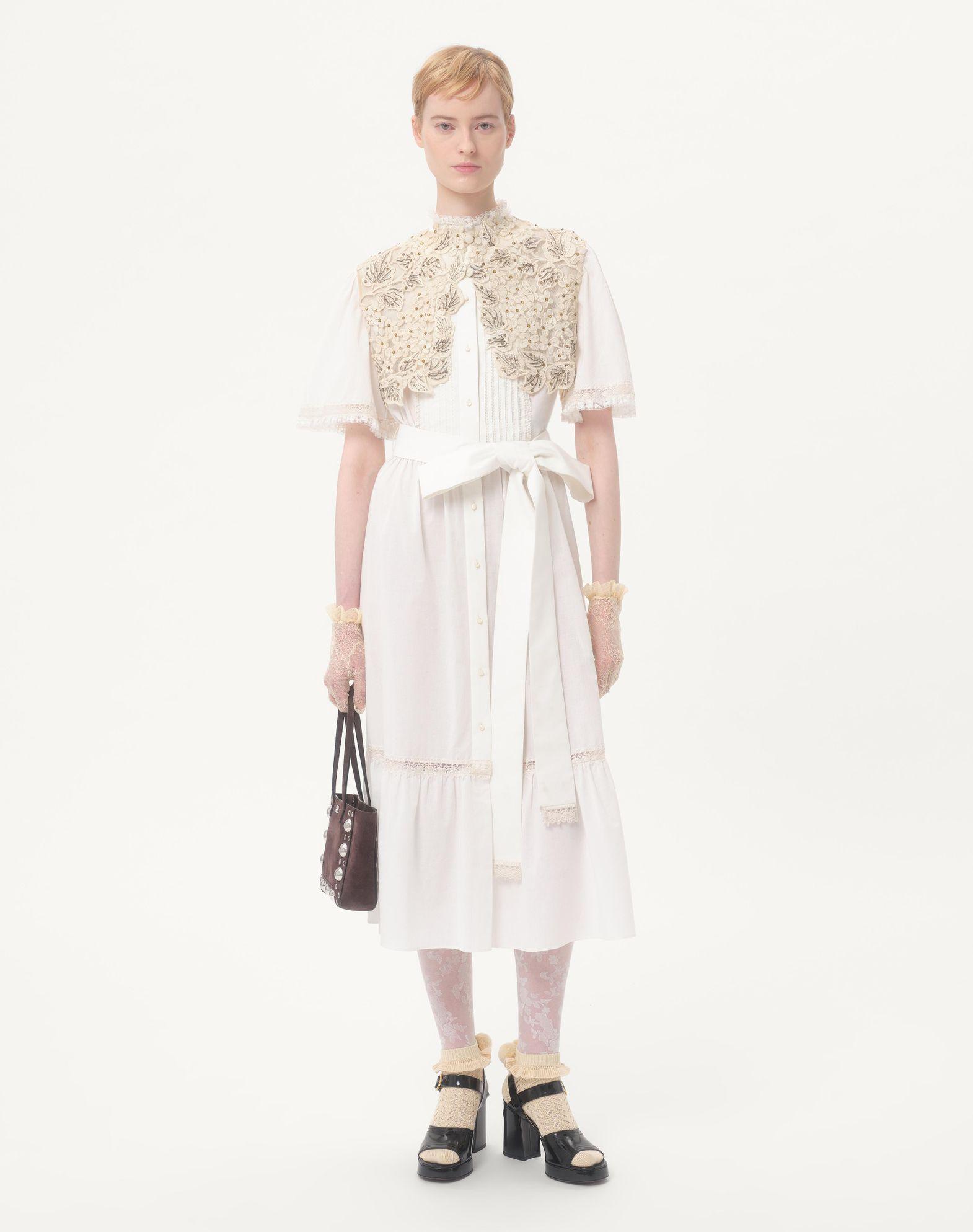 Midi Dress In Cotton Muslin Product Image