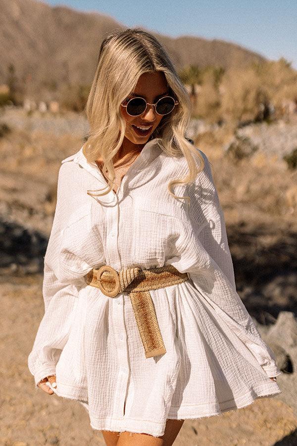 Standing On The Pier Button Up Top Product Image