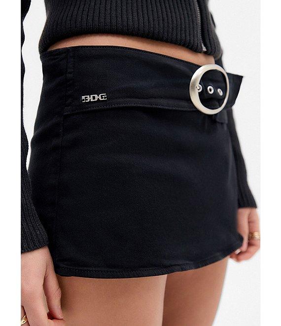 BDG Urban Outfitters Missy Low Rise Denim Micro Mini Skort Product Image