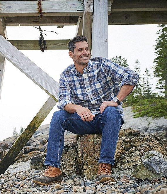 L.L.Bean Scotch Medium Plaid Portuguese Flannel Long Sleeve Woven Shirt Product Image