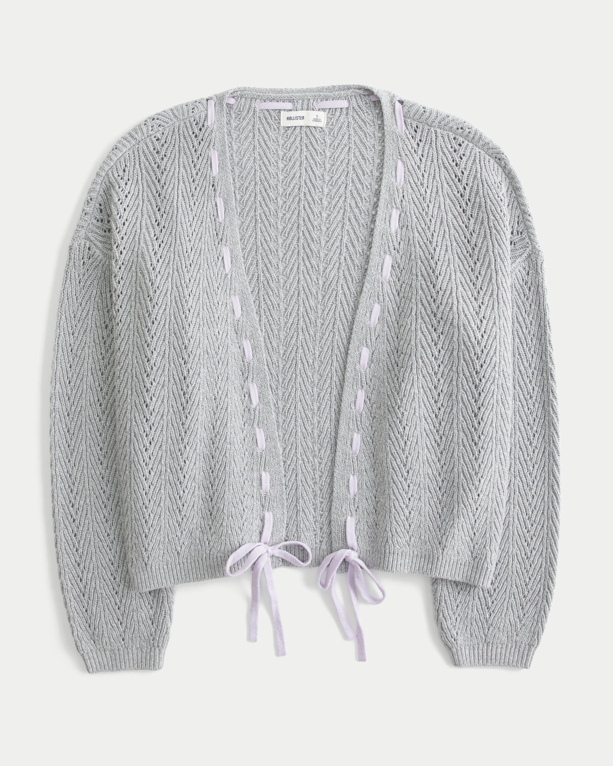Easy Textured No-Close Cardigan Product Image