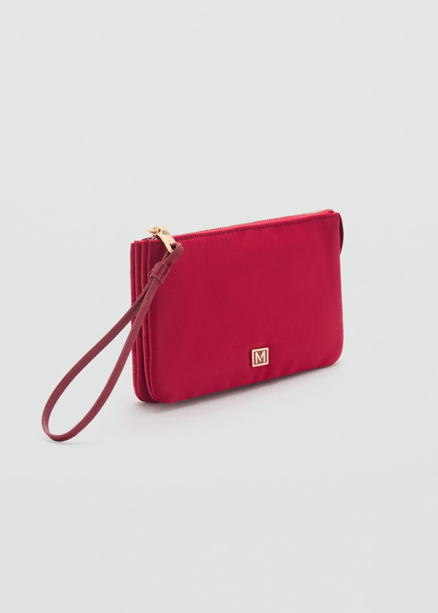 Nylon purse with zip - Women | MANGO USA Product Image