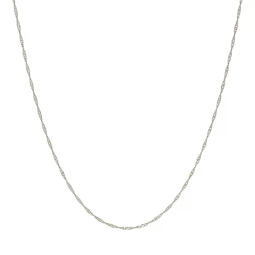 1928 Silver Tone Twisted Design Chain, Womens, Gray Product Image