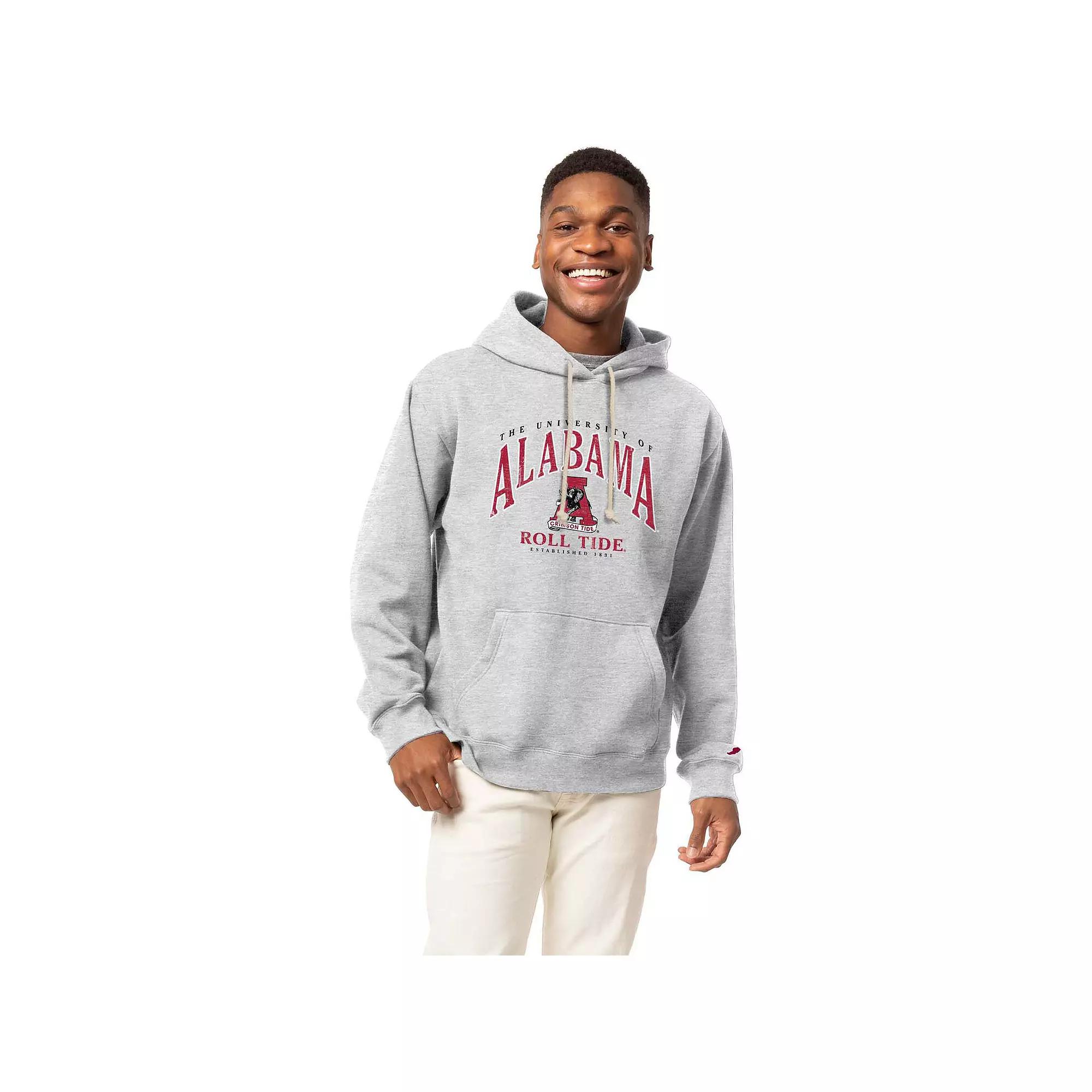 Men's Heather Gray Alabama Crimson Tide Tall Arch Essential Pullover Hoodie,  Product Image