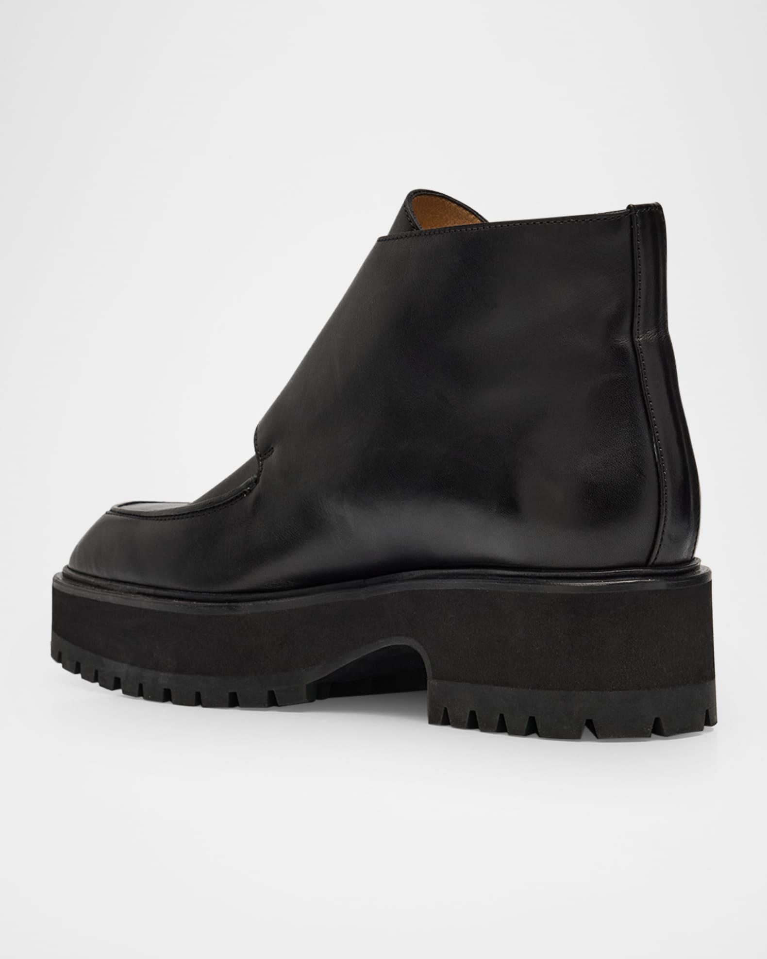 Apollo Leather Ankle Booties Product Image